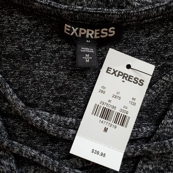 NWT Express Criss-cross Neck Sleeveless Top Sz M - Picture 4 of 6
